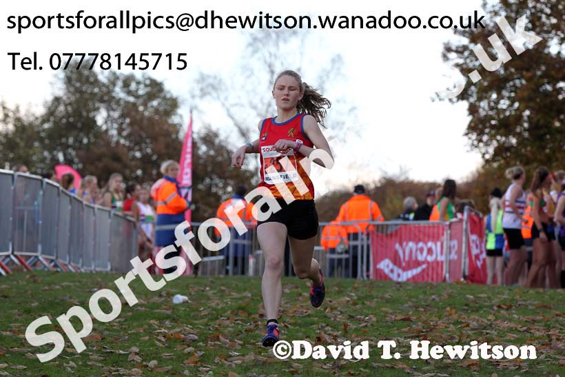 junior womens  National Cross Country Relays. Photo: David T. Hewitson/Sports for All Pics